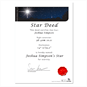 Star Certificate